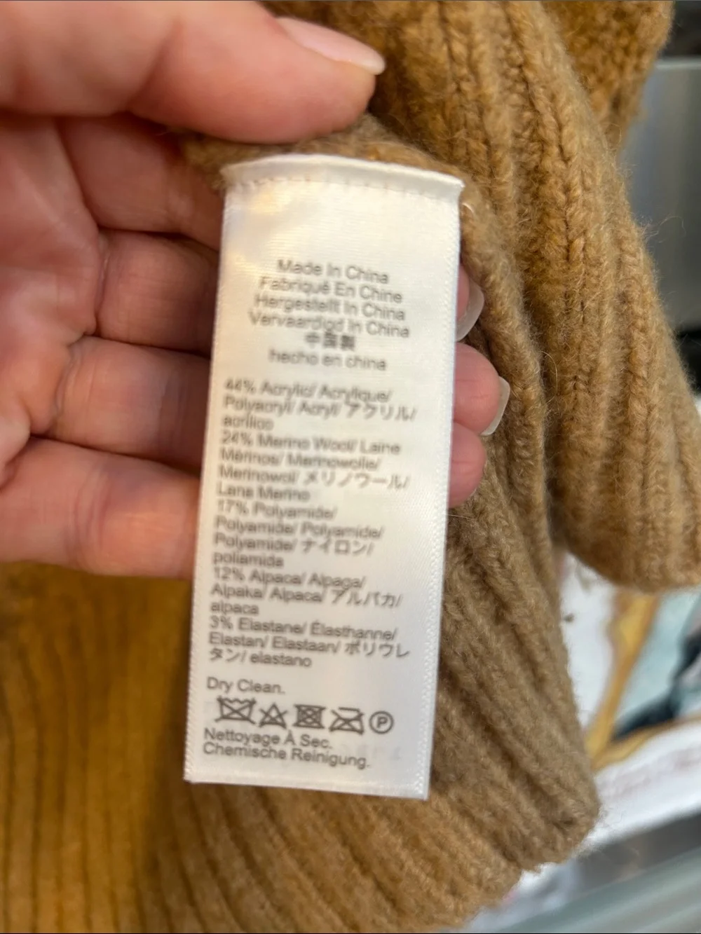 J. Crew Camel Cable-Knit Alpaca Blend Oversized Cardigan Sweater XXS